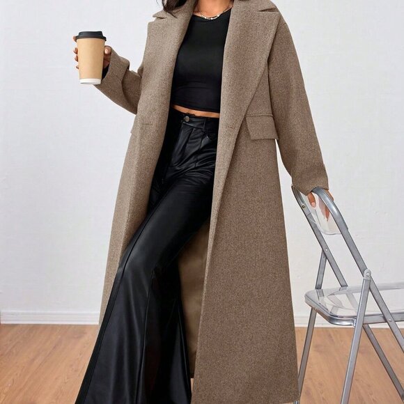 Camel Casual Women's Long Collar Jacket - Picture 4 of 6